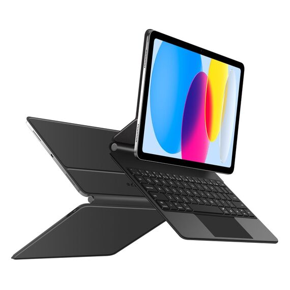 Tech-Protect Smartcase Magnetic with Keyboard for iPad 10.9” 2022 / iPad 11” 2025 - Black - Tablet Accessories - Tablet PC & Accessories - Techbox