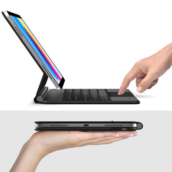 Tech-Protect Smartcase Magnetic with Keyboard for iPad 10.9” 2022 / iPad 11” 2025 - Black - Tablet Accessories - Tablet PC & Accessories - Techbox