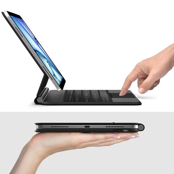 Tech-Protect Smartcase Magnetic with Keyboard for iPad Air 10.9” 2020 / 2022 / iPad Air 11” 2024 / 2025 - Black - Tablet Accessories - Tablet PC & Accessories - Techbox