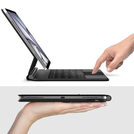Tech-Protect Smartcase Magnetic with Keyboard for iPad Pro 12.9” 2020 / 2021 / 2022 / iPad Air 13” 2024 / 2025 - Black | Techbox