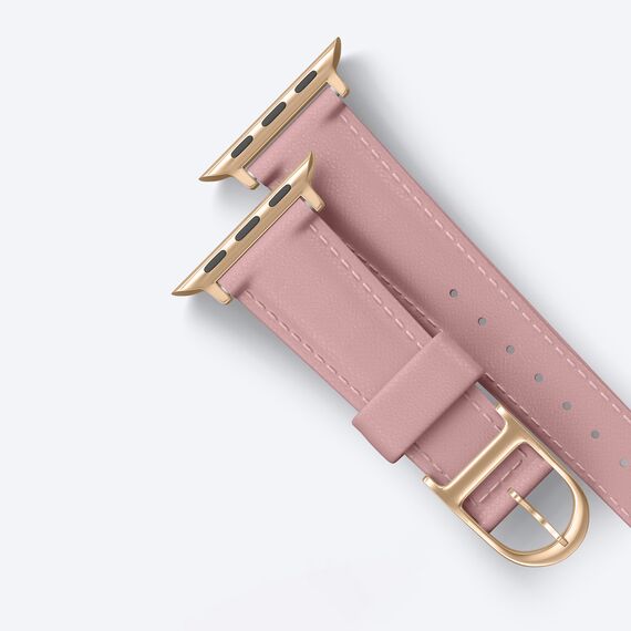 AmazingThing Class Band Leather Strap for Apple Watch 45 / 46 / 49 mm - Pink - Accessories - Smartwatches & Accessories - Techbox