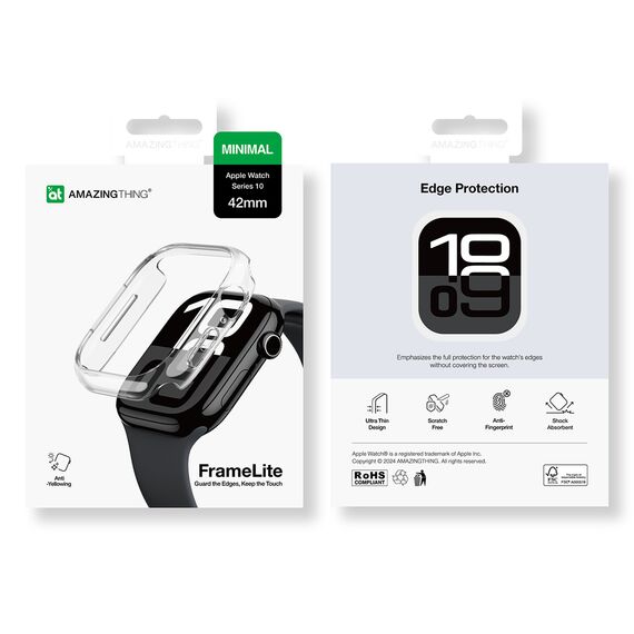 AmazingThing Minimal Case for Apple Watch 42mm - Clear - Accessories - Smartwatches & Accessories - Techbox