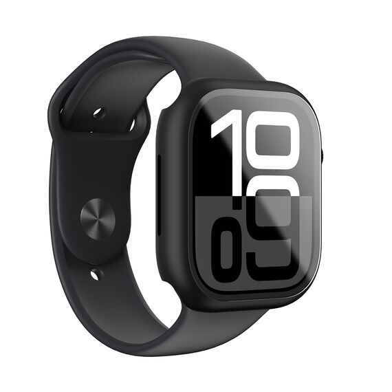 AmazingThing Radix Glass Case for Apple Watch 46mm – Black | Techbox