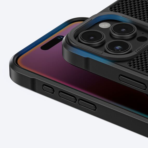 AmazingThing Titan Max Case with 600D Aramid Fibers for iPhone 16 Pro Max - Black | Techbox
