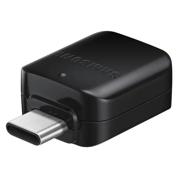 Samsung EE-UN930 USB-A to USB-C OTG Adapter (Bulk - Replacement Packaging) - Black