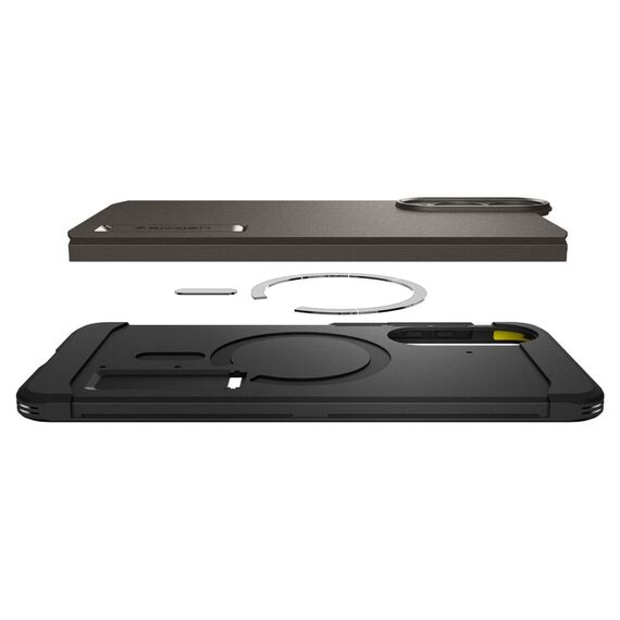 Spigen Tough Armor MagSafe Case for Samsung Galaxy S25 Edge - Gray/Black | Techbox