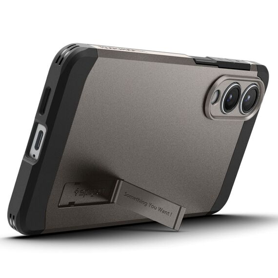 Spigen Tough Armor MagSafe Case for Samsung Galaxy S25 Edge - Gray/Black | Techbox
