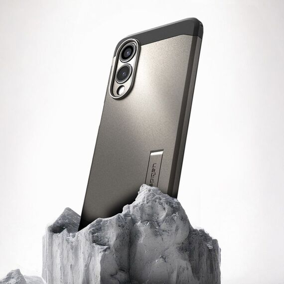 Spigen Tough Armor MagSafe Case for Samsung Galaxy S25 Edge - Gray/Black | Techbox