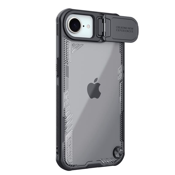 Nillkin Iceblade Prop Case with Lens Cover and Stand for iPhone 16e - Black | Techbox