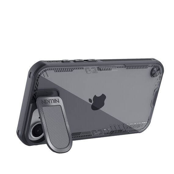 Nillkin Iceblade Prop Case with Lens Cover and Stand for iPhone 16e - Black | Techbox