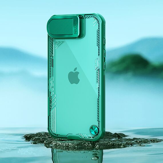 Nillkin Iceblade Prop Case with Lens Cover and Stand for iPhone 16e - Green | Techbox