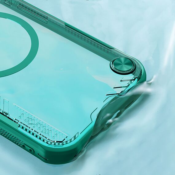 Nillkin Iceblade Prop Magnetic Case with Camera Cover and Stand for iPhone 16e - Green | Techbox