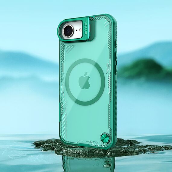 Nillkin Iceblade Prop Magnetic Case with Stand for iPhone 16e - Green | Techbox