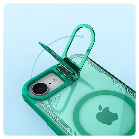Nillkin Iceblade Prop Magnetic Case with Stand for iPhone 16e - Green | Techbox