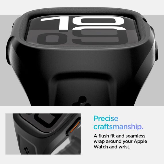 Spigen Liquid Air Pro Strap for Apple Watch 46mm - Matte Black | Techbox