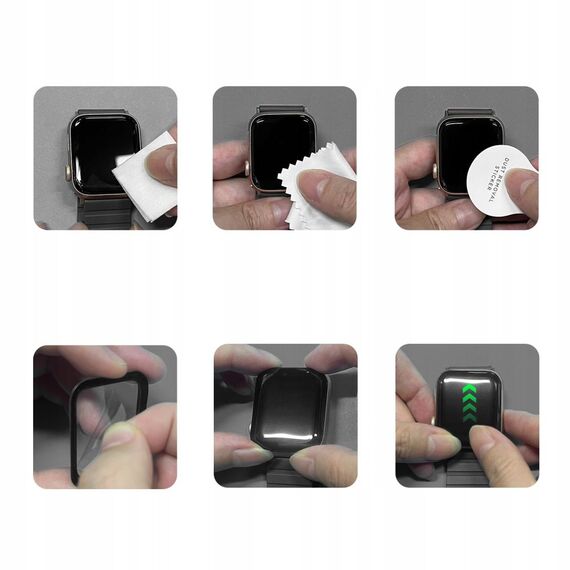 Tech-Protect Glass Flex+ 2-pack hybrid glass for Huawei Watch Fit 3 / 4 - black | Techbox