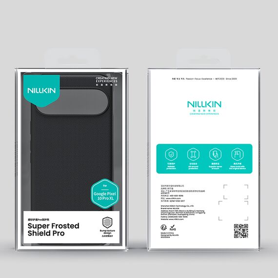 Etui Nillkin Super Frosted Shield Pro na Google Pixel 10 Pro XL - czarne - Uncategorized Cases (2) - Cases - Techbox