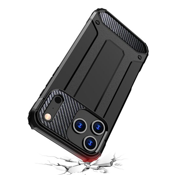 Hybrid Armor Case for iPhone 17 Pro - Black | Techbox