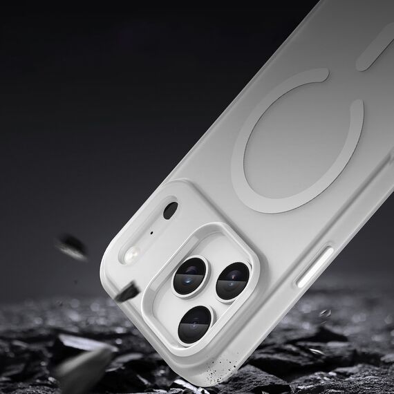 Magnetic Abrasive Case for iPhone 17 Pro Max Compatible with MagSafe - Matte White | Techbox