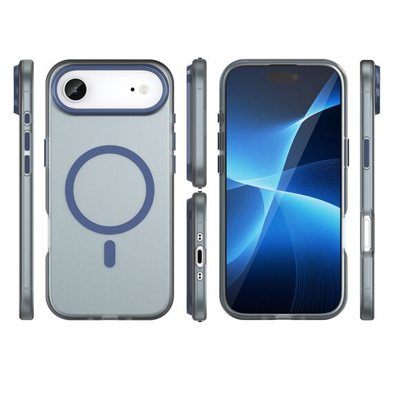 Magnetic Abrasive iPhone 17 Air Case Compatible with MagSafe - Matte Blue - Apple Cases - Cases - Techbox