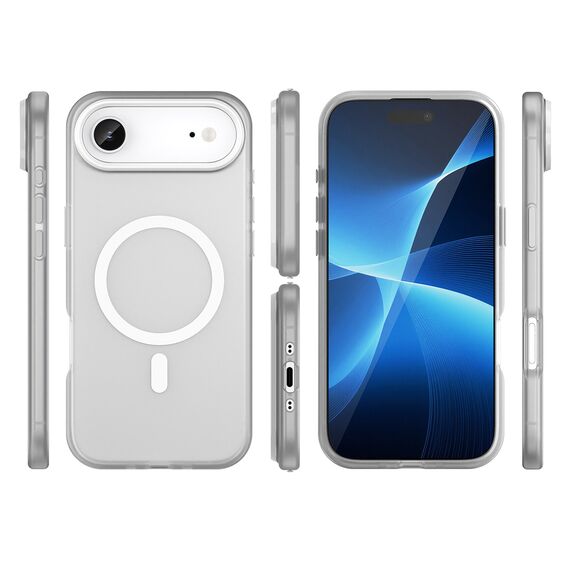 Magnetic Abrasive iPhone 17 Air Case Compatible with MagSafe - Matte White - Apple Cases - Cases - Techbox
