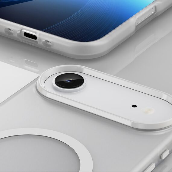 Magnetic Abrasive iPhone 17 Air Case Compatible with MagSafe - Matte White - Apple Cases - Cases - Techbox