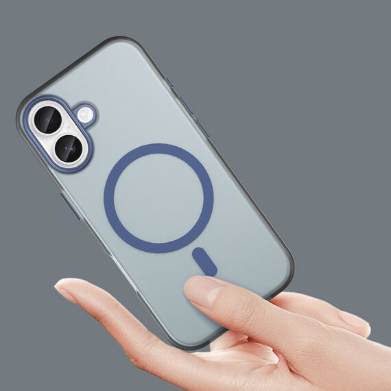 Magnetic Abrasive iPhone 17 Case Compatible with MagSafe - Matte Blue - Apple Cases - Cases - Techbox