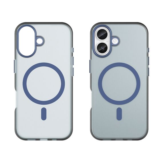 Magnetic Abrasive iPhone 17 Case Compatible with MagSafe - Matte Blue - Apple Cases - Cases - Techbox