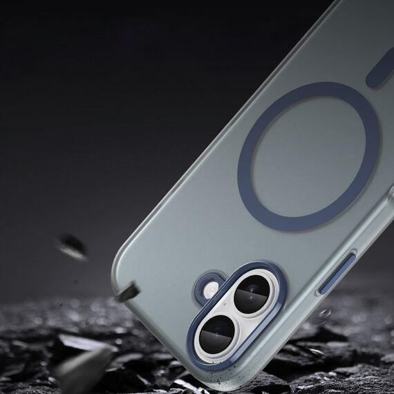 Magnetic Abrasive iPhone 17 Case Compatible with MagSafe - Matte Blue - Apple Cases - Cases - Techbox
