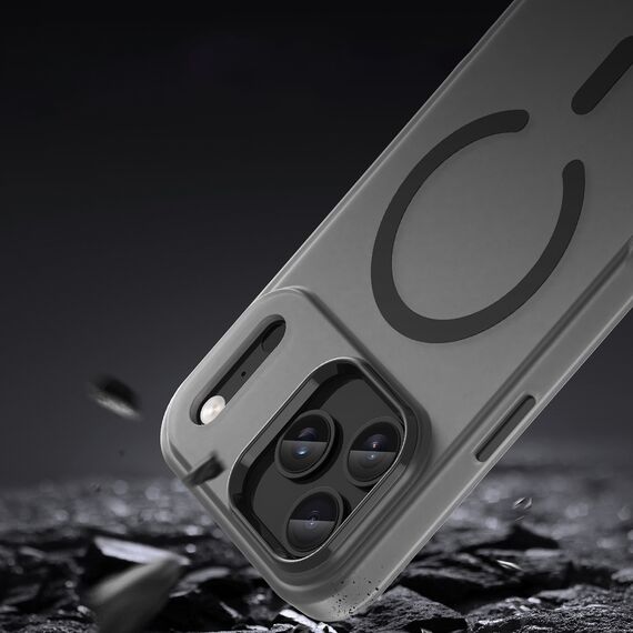 Magnetic Abrasive iPhone 17 Pro Case Compatible with MagSafe - Matte Black | Techbox