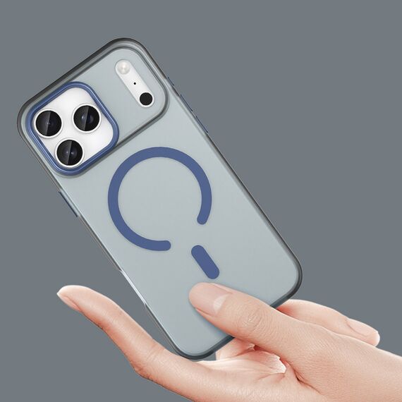 Magnetic Abrasive iPhone 17 Pro Case Compatible with MagSafe - Matte Blue | Techbox
