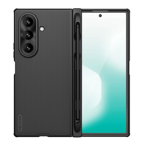 Nillkin Super Frosted Shield Fold Case for Samsung Galaxy Z Fold 7 with S Pen Space - Black - Samsung Cases - Cases - Techbox