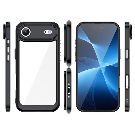 Outer Space Case for iPhone 17 Air - Black Transparent - Apple Cases - Cases - Techbox