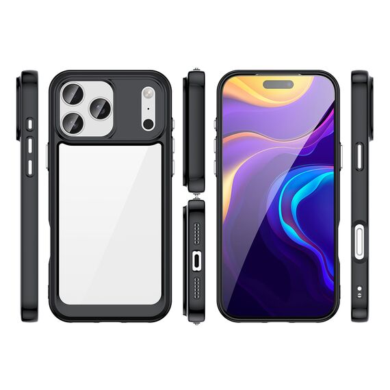 Outer Space Case for iPhone 17 Pro - Black Transparent | Techbox