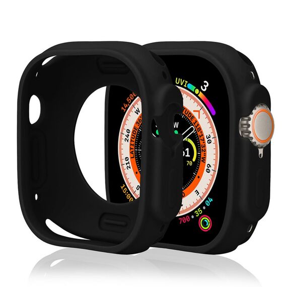 Silicone Watch Case for Apple Watch 42 mm (Series 1/2/3) - black | Techbox