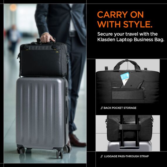 Spigen KD300 Laptop Bag - Black | Techbox