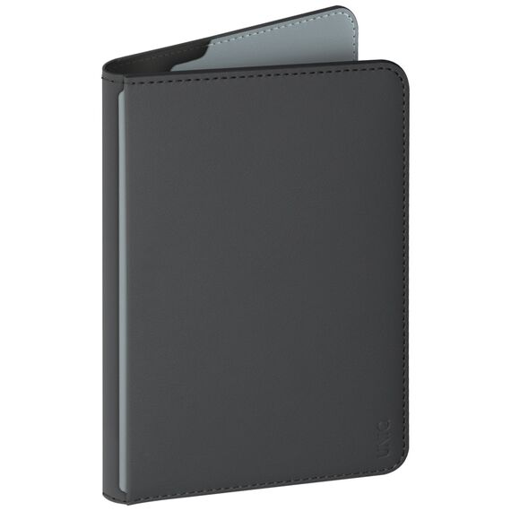 Uniq Belmont Passport Case with Apple Find My RFID Blocking Gray Blue