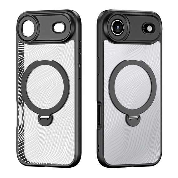 Dux Ducis Aimo Mag Case with Magnetic Ring and Stand for iPhone 17 Air – Black | Techbox