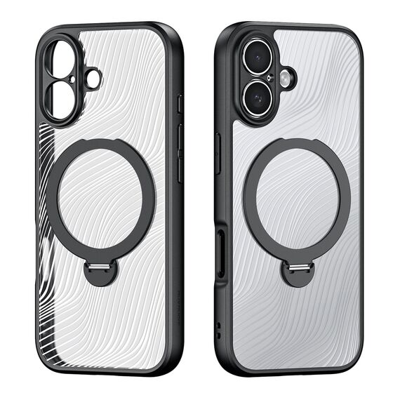 Dux Ducis Aimo Mag Case with Magnetic Ring and Stand for iPhone 17 – Black | Techbox