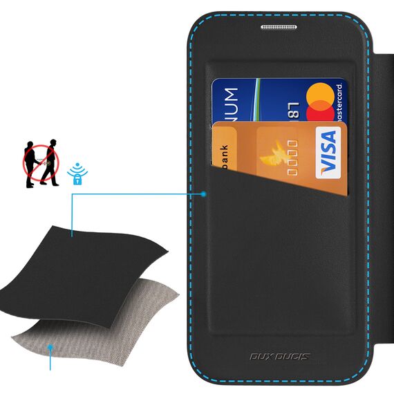 Dux Ducis Skin X Pro iPhone 17 Air Case with Wallet, MagSafe Compatible - Black | Techbox