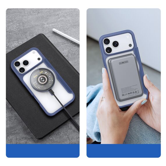 Dux Ducis Skin X Pro iPhone 17 Pro Case with Wallet, MagSafe Compatible - Blue | Techbox