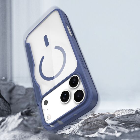 Dux Ducis Skin X Pro iPhone 17 Pro Max Case with Wallet, MagSafe Compatible - Blue | Techbox