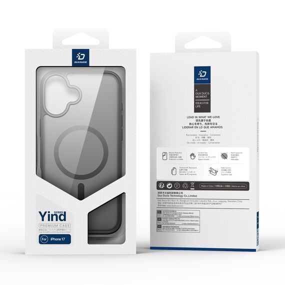 Dux Ducis Yind iPhone 17 Case Compatible with MagSafe - Black | Techbox