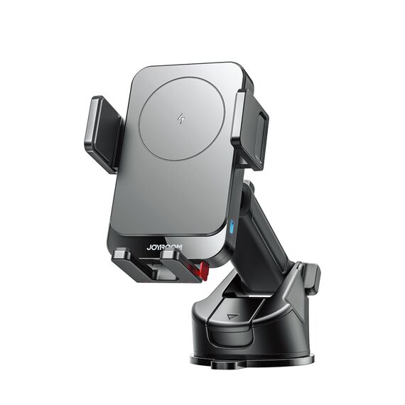 Joyroom JR-ZS241S car mount with inductive charger for dashboard - black | Techbox