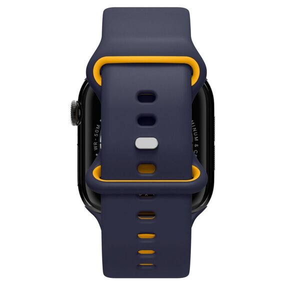 Spigen Nano Pop Strap for Apple Watch 40/41/42 mm - Navy Blue/Orange | Techbox
