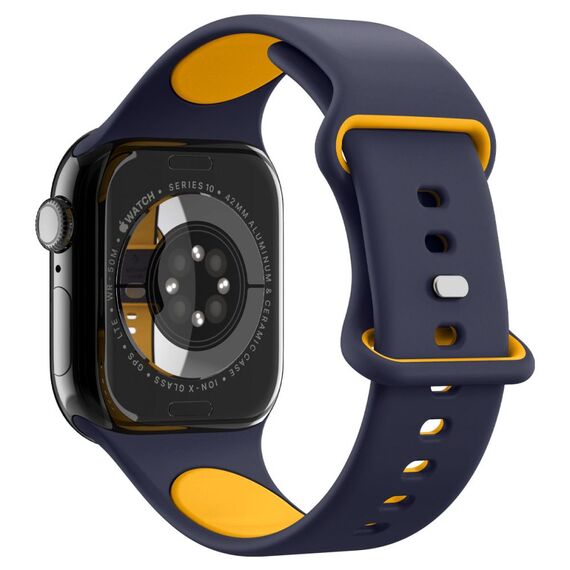 Spigen Nano Pop Strap for Apple Watch 40/41/42 mm - Navy Blue/Orange | Techbox
