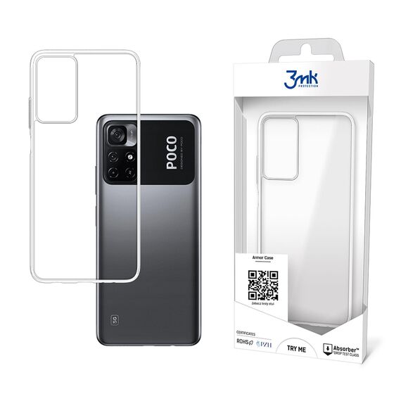3mk Armor Case for Xiaomi Redmi Note 11S 5G / Xiaomi Poco M4 Pro 5G - Transparent