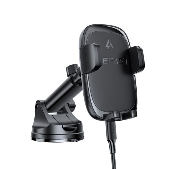 Acefast D49 Car Mount with Wireless Charger for Dashboard - Black - Powerbanks - Smartphone Chargers - Techbox