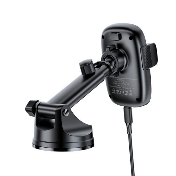 Acefast D49 Car Mount with Wireless Charger for Dashboard - Black - Powerbanks - Smartphone Chargers - Techbox
