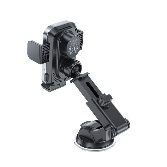 Acefast D53 Car Mount with Wireless Charger for Dashboard with Automatic Clamp - Black - Powerbanks - Smartphone Chargers - Techbox